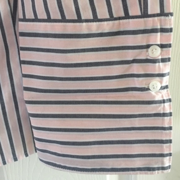 Lane Bryant NWT Button Front Essential Shirt Sz 22 Pink Black Work Preppy Office - Picture 7 of 16